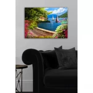 1573166449-5070 Multicolor Decorative Canvas Painting