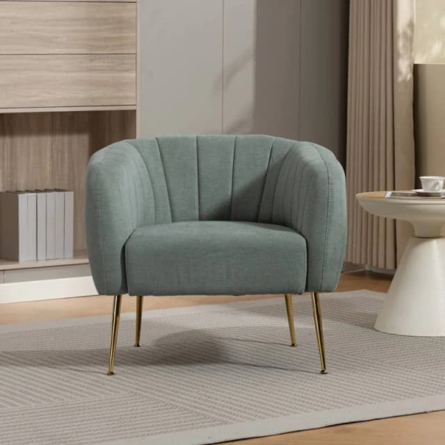 Artemis Home Stanton Accent Chair in Duck Egg Blue Size: 1 Pack Duck Egg Blue Unisex 1 Pack
