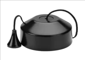 KnightsBridge 1-way 10-150W (5-100W LED) Trailing edge pull cord dimmer switch - matt black