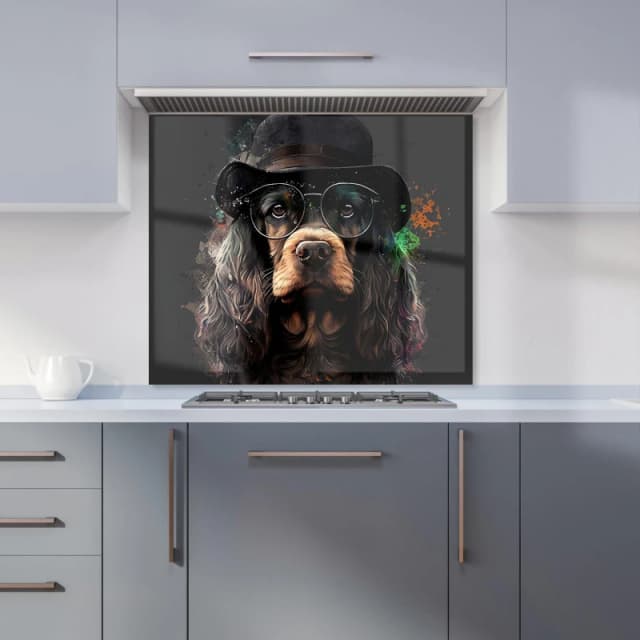 Warren Reed - Designer English Cocker Spaniel Kitchen Splashback Size: 600mm x 750mm Multicolor Unisex 600mm x 750mm