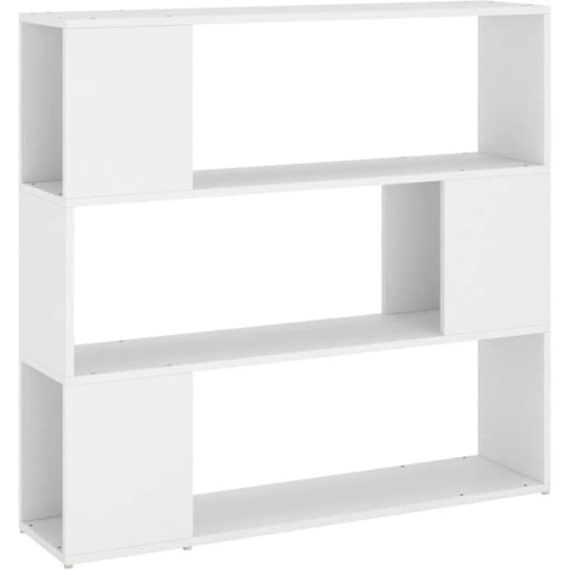 VIDAXL Book Cabinet Room Divider White 100x24x94cm Vidaxl 8720286651353