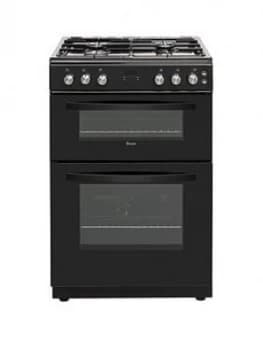 Swan Sx15890B 60Cm Twin Cavity Gas Cooker - Black
