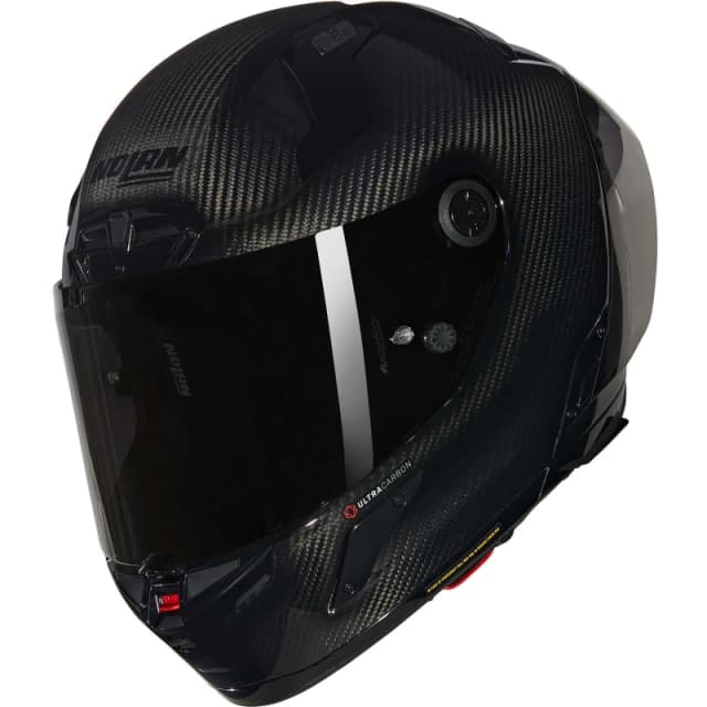 Nolan X-804 RS Ultra Carbon Puro Motorcycle Helmet XXS Black Carbon Silver (324)