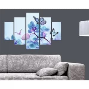 ST131 Multicolor Decorative MDF Painting (5 Pieces)