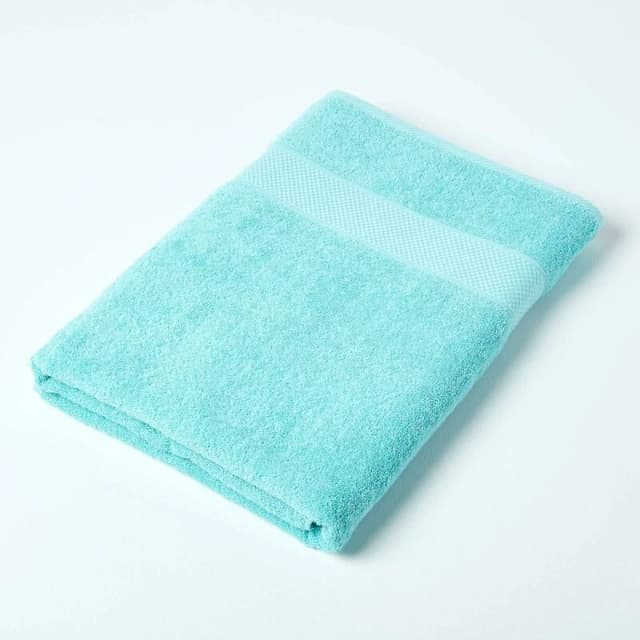 Homescapes Turkish Cotton Jumbo Towel Aqua