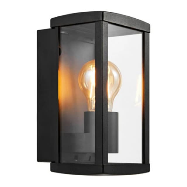 Nordlux Luchy Outdoor Metal Wall Light Weatherproof Black,mains