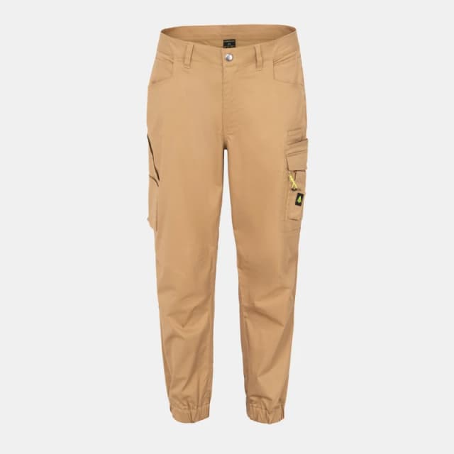 Dunlop Elasticated Cuff Work Trousers Mens Beige male S
