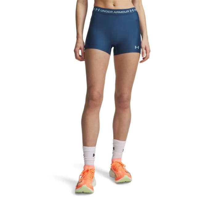 Shorty woman Under Armour HeatGear Bleu Female M