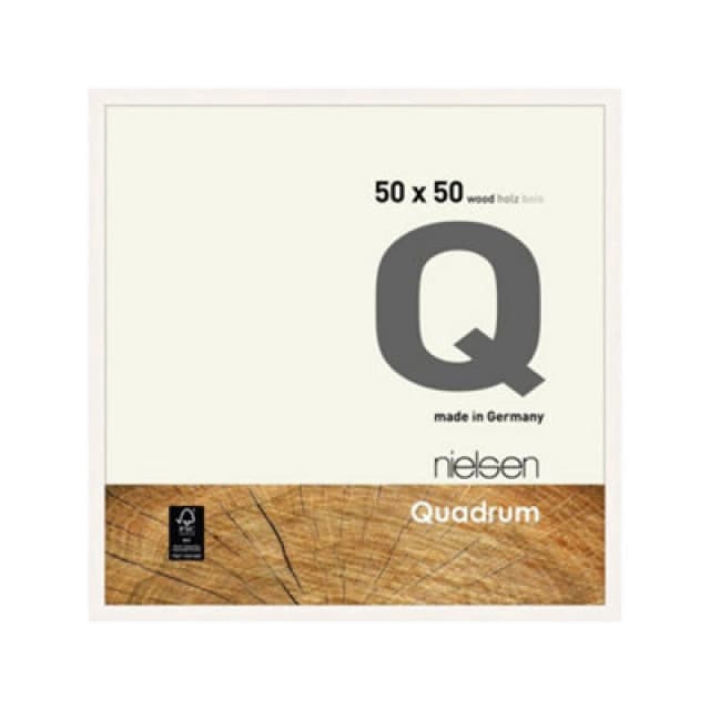 Nielsen Quadrum 50 X 50Cm White Wooden Picture Frame
