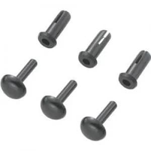 Expanding rivet Hole 3mm Black KSS SRR 380K