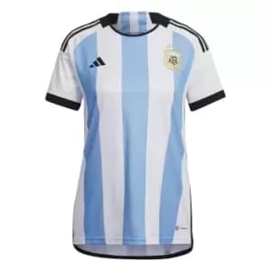 adidas Argentina FA Home Shirt 2022 2023 Womens - White