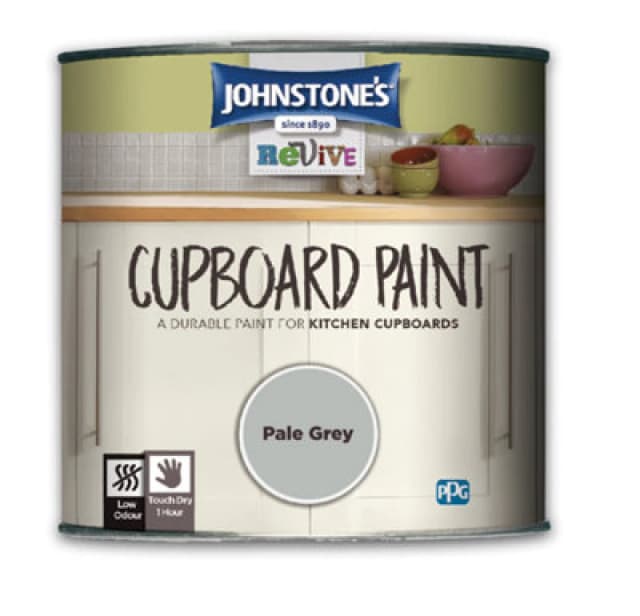 Johnstone's Revive Cupboard Paint Pale Grey 750Ml