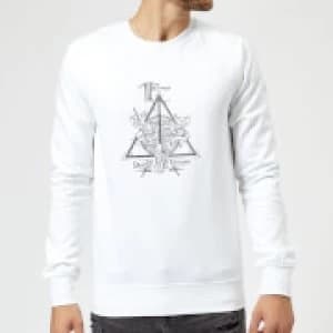 Harry Potter Three Dragons White Sweatshirt - White - L
