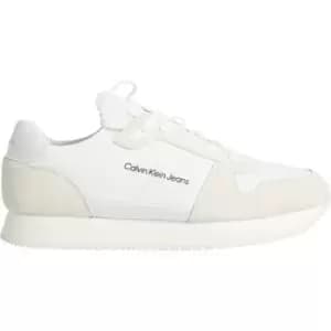 Calvin Klein Jeans Runner Sock Laceup Ny-Lth - White