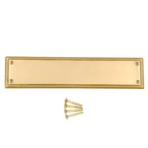BQ Brass Finger Plate W67mm