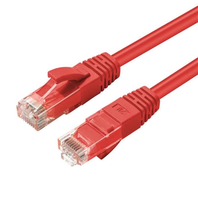 Microconnect CAT6A UTP Network Cable 0.15m. Red