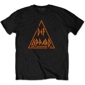 Def Leppard - Classic Triangle Unisex Large T-Shirt - Black