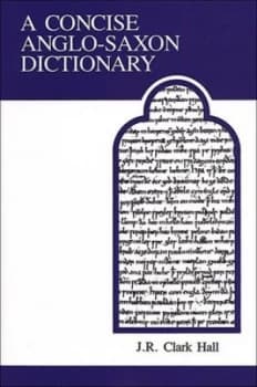 A Concise Anglo-Saxon Dictionary Paperback
