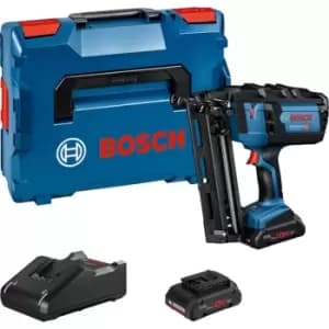 Bosch GNH 18V-64 M 18v 16g 2nd Fix Finish Nail Gun 2 x 4ah Li-ion Charger Case