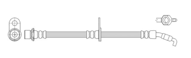 K&K FT0378 Brake Hose Banjo Brake Hose (83)
