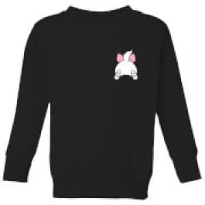 Disney Marie Backside Kids Sweatshirt - Black - 11-12 Years