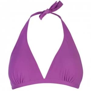 Slazenger Halter Neck Bikini Top Ladies - Purple