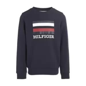 Tommy Hilfiger Th Logo Sweatshirt - Blue