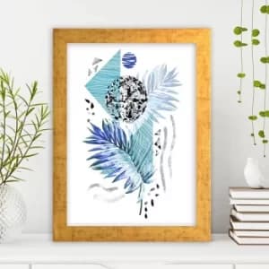 AC649099072 Multicolor Decorative Framed MDF Painting