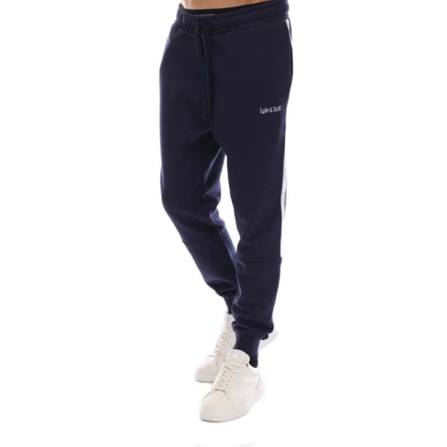 Lyle and Scott Tape Joggers Navy male XS