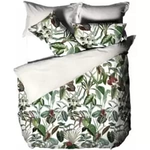 Linen House Wonderplant Duvet Cover Set (King) (Multicoloured) - Multicoloured
