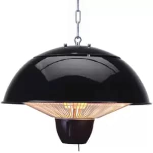 Zinc Radiant Onyx 1500W Pendant Patio Heater