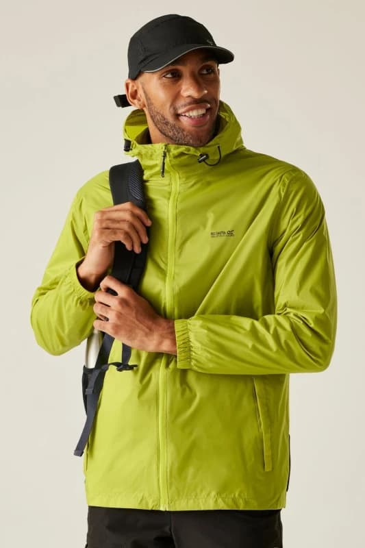 Regatta Regatta Men 'Pack-It III' Waterproof Packaway Jacket in Olive Size: large Olive L Male 5063019983486