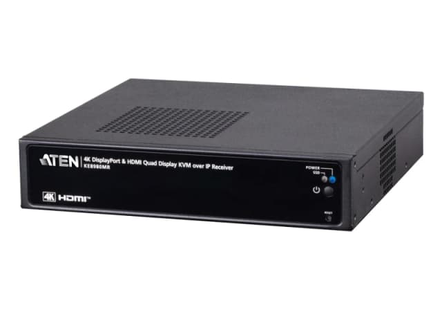 ATEN 4K HDMI&DP Quad KVM over IP Rx