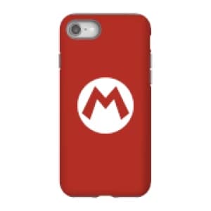 Nintendo Super Mario Mario Logo Phone Case - iPhone 8 - Tough Case - Gloss