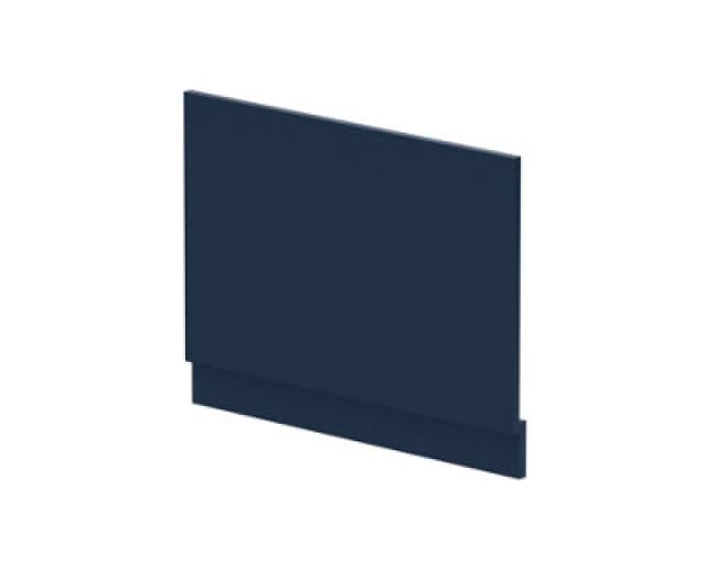 Nuie Waterproof Shower Bath End Panel, Midnight Blue Bath Shower Panel For Straight Baths, 750mm