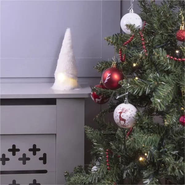 Christmas Light Up Gonk Nordic Style Xmas Decoration with LED Nose - Bjorn 220x100x100mm ELV-649083