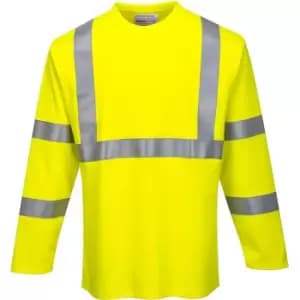 Portwest FR96 Flame Resistant Arc2 T-Shirt Yellow 3XL