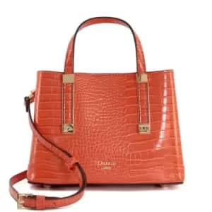 Dune London Dorrie Cross Strap Tote Bag - Orange