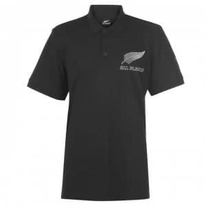 adidas New Zealand All Blacks Polo Shirt Mens - Black