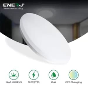 Ener-J 18W CEILING LIGHT, 1440 LUMENS, CCT CHANGEABLE, Φ300*55mm, IP44, WITH QUICK CONNECTOR