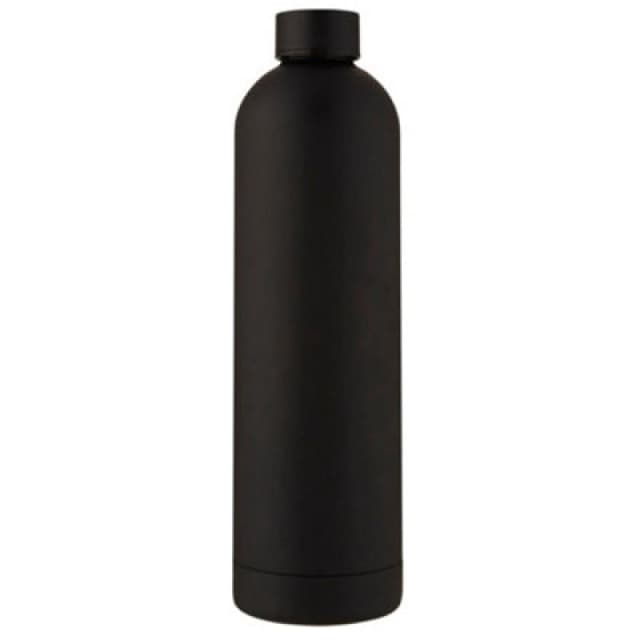 Avenue Avenue Spring Insulated Water Bottle in Black One Size Unisex 5063107048851
