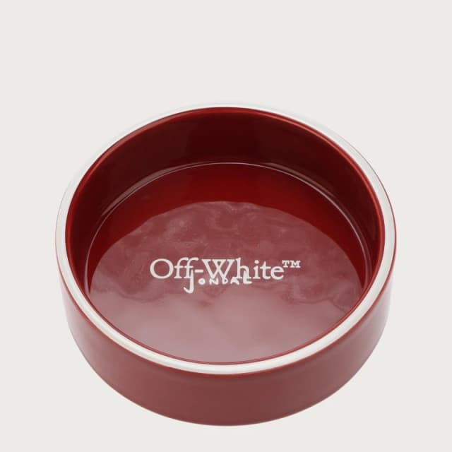 Off White Dish Tray Red - White unisex One Size