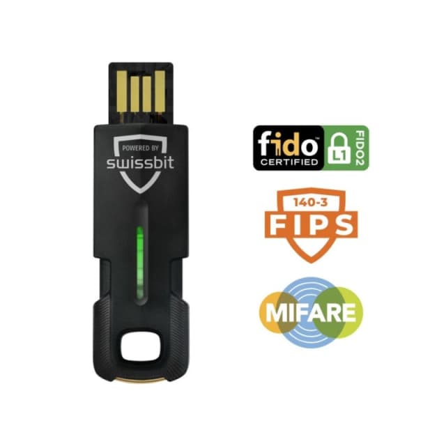 Swissbit iShield Key 2 FIDO2 MIFARE USB-