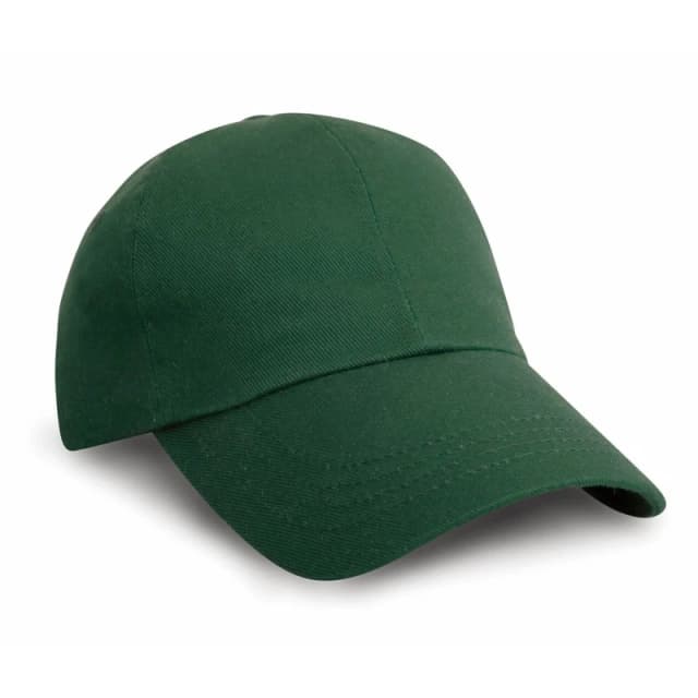 Result Result Heavy Cotton Premium Pro-Style Baseball Cap in Bottle Green Bottle Green One Size Unisex 5055747565355