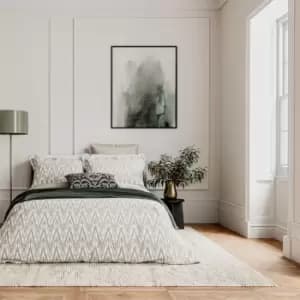 Bedeck of Belfast Nadir Cotton Duvet Cover Set Green - Green