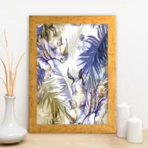 AC722741857 Multicolor Decorative Framed MDF Painting