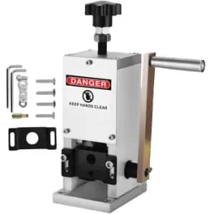 VEVOR Wire Stripping Machine Cable Stripper Machine Scrap Metal Recycle Manual Wire Cable Stripping Cutters (2 Holes)