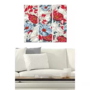 MDF71625451 Multicolor Decorative MDF Painting (3 Pieces)