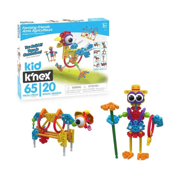Kid K'Nex Farmin' Friends 20 Model Building Set
