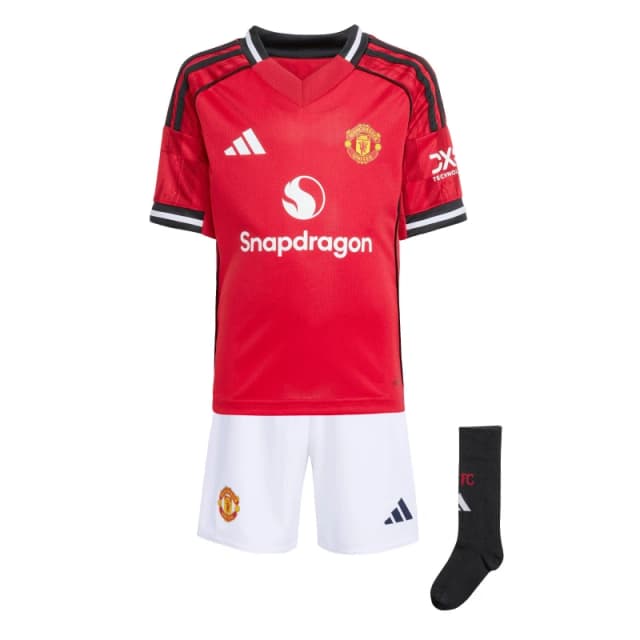 adidas Manchester United Home Minikit Infants Red male 5-6 Years
